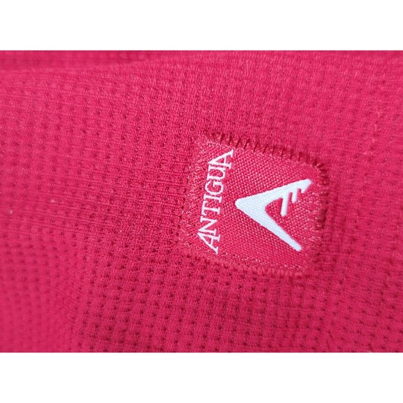 Washington Capitals Polo Shirt Red White Short Sleeve Size Medium Men's Embroide - Picture 5 of 6